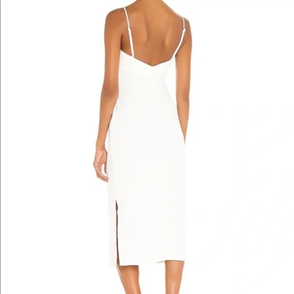 BHLDN Feather-Embellished Midi Dress - Picture 4 of 5